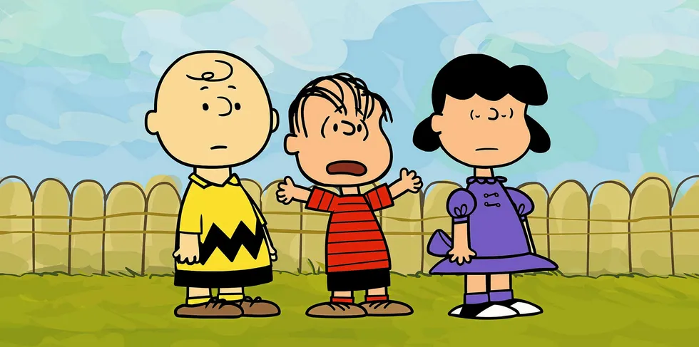 Charlie Brown, with his 'spiking graph' t-shirt.