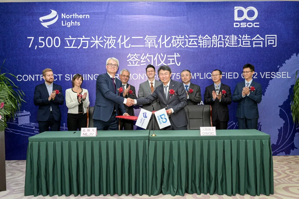 Deal closed: DSOC to build new CO2 carrier for Northern Lights.
