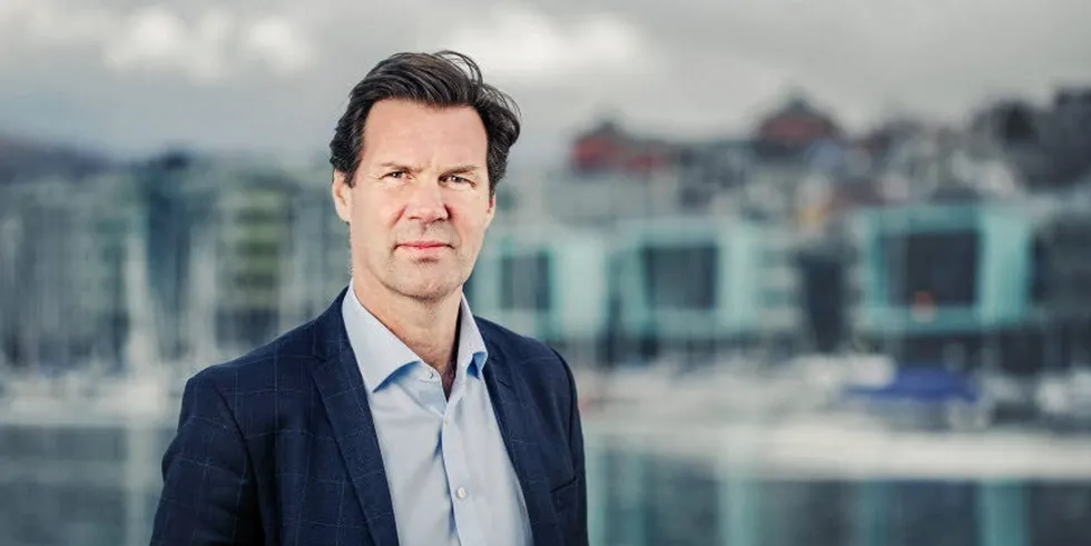 Good fish welfare, low mortality and good feed conversion are key to making the seafood industry greener, Leroy Seafood CEO Henning Beltestad said.