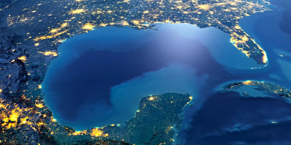 The Gulf of Mexico.