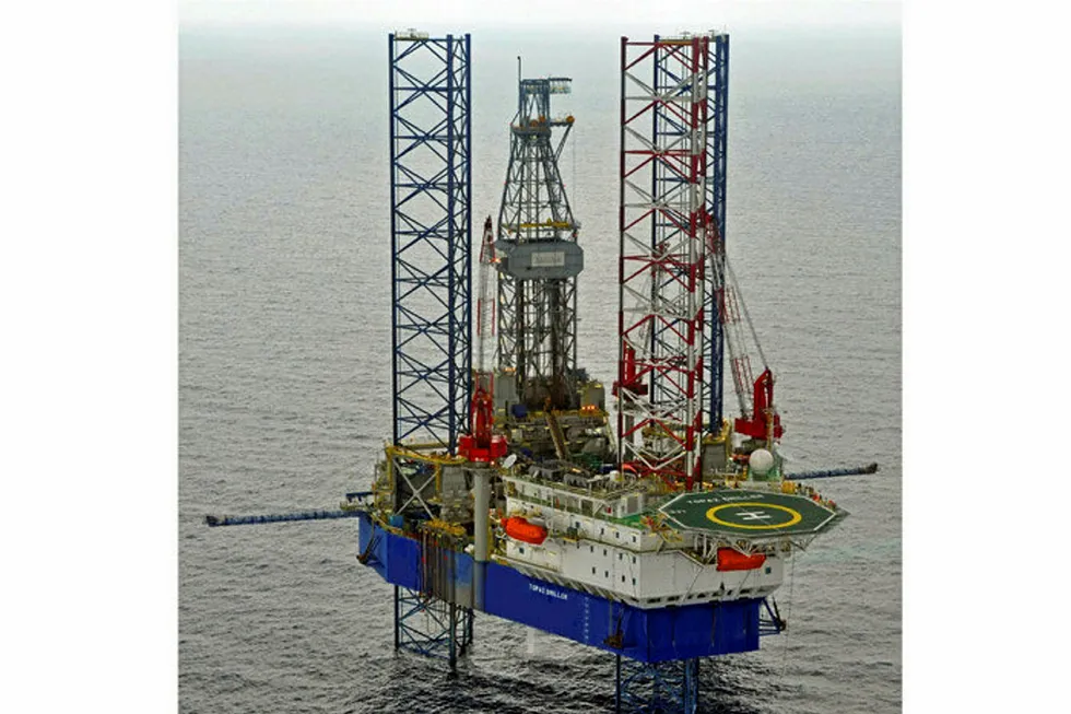 Cameroon campaign: New Age is using the jack-up Topaz Driller for two appraisal wells on the Etinde permit