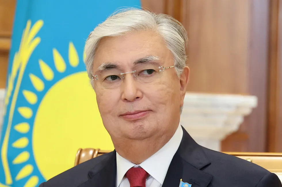 Kazakhstan President Kassym-Jomart Tokayev.