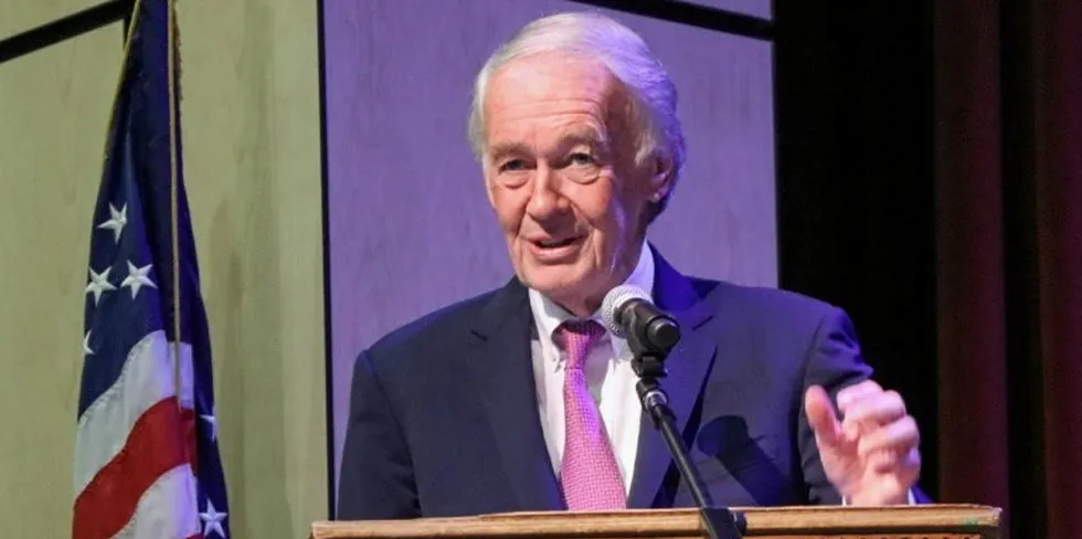 Democratic Massachusetts Senator Ed Markey has been at odds with Alaska Senator Dan Sullivan over a bill to ban Russia-origin whitefish that is reprocessed in China and imported into the United States.