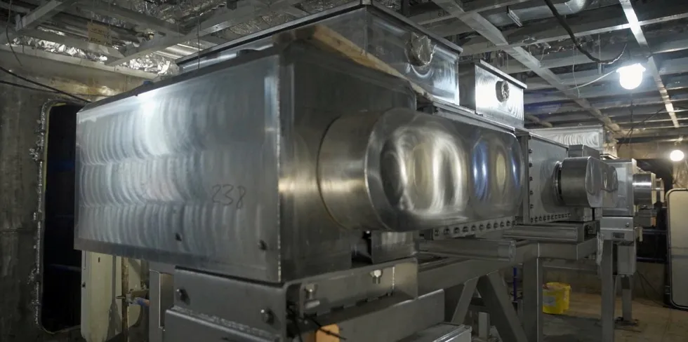 Russian Fishery Company is installing a processing facility on its supertrawler Captain Vdovichenko.