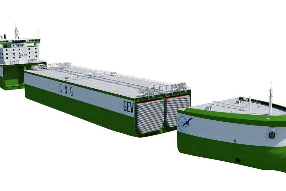 Plan: GEV's CNG Optimum vesssel design