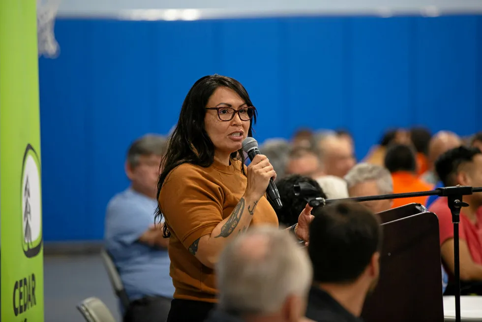 ‘Significant milestone’: Crystal Smith, chief councillor for Haisla Nation, one of Canada’s indigenous groups.