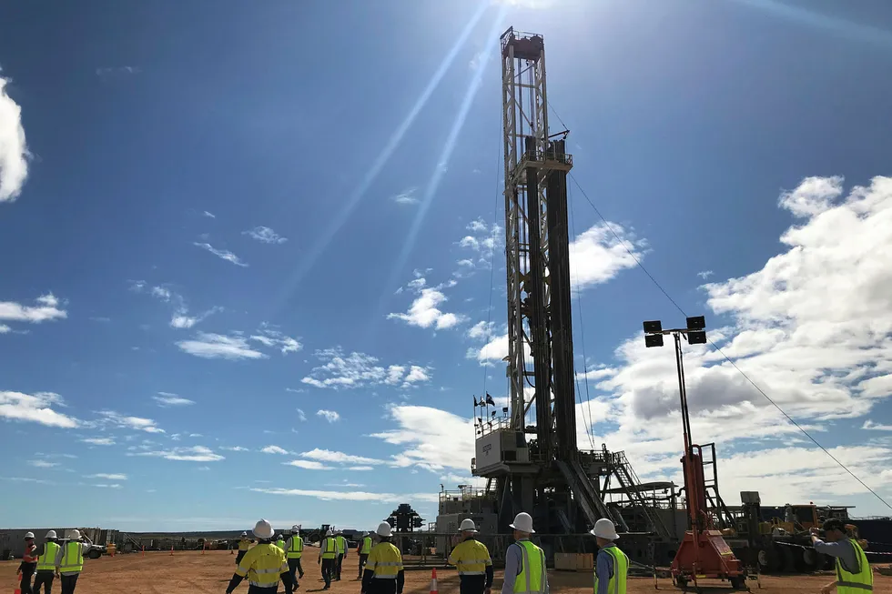 Pre-development work: Strike Energy’s West Erregulla 3 appraisal well in the Perth basin