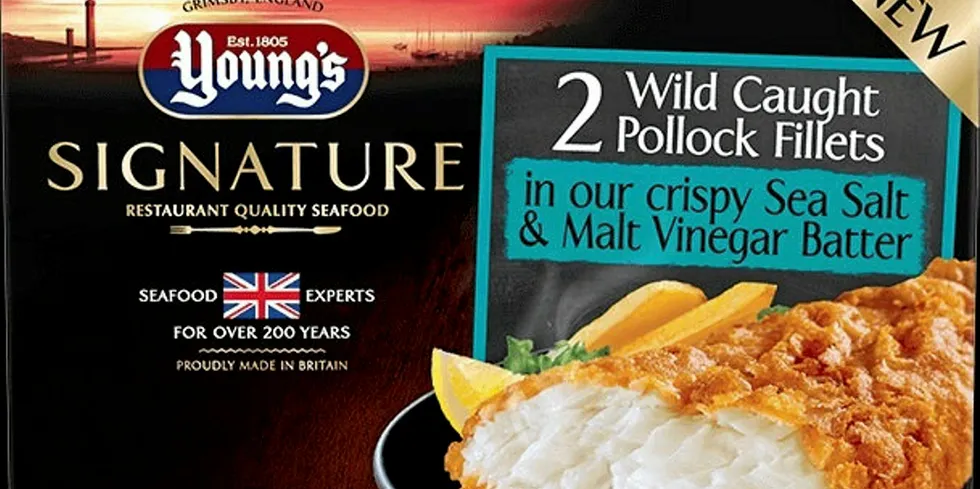 Young’s Wild Caught Pollock Fillets.
