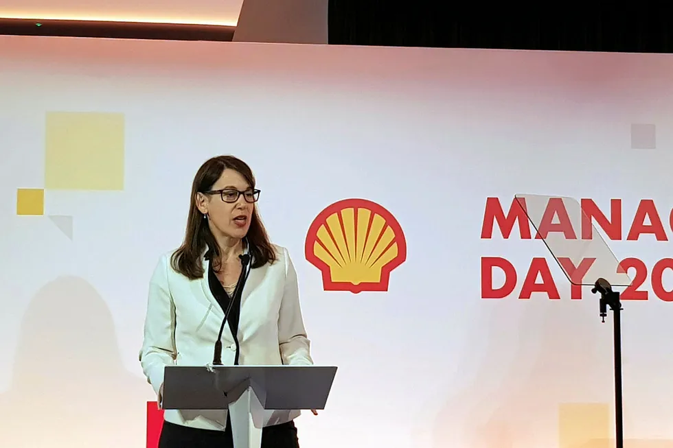 Future: Shell chief financial officer Jessica Uhl