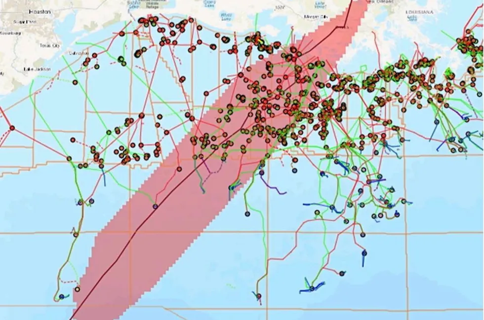 Hurricane Francine affected areas in the US