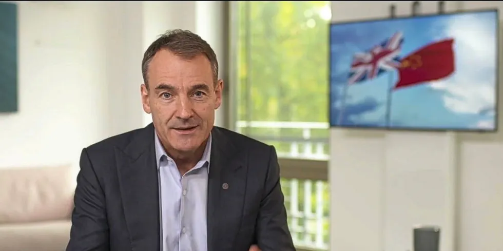 BP's chief executive officer Bernard Looney
