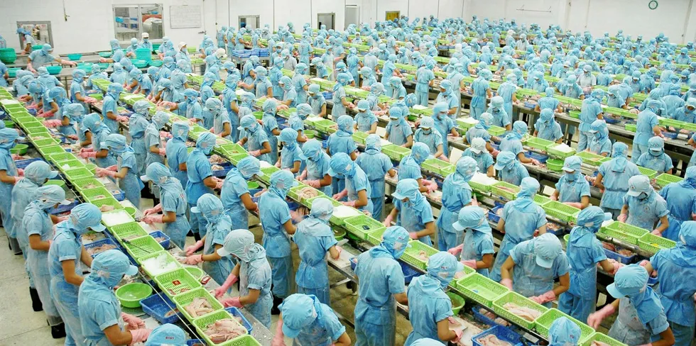 Vietnam processing plant.