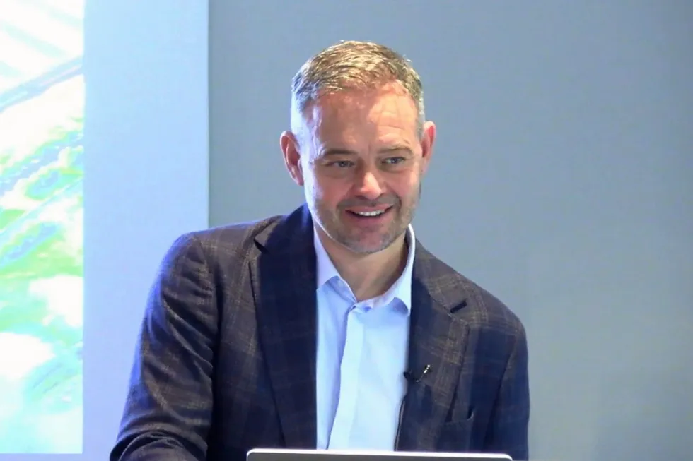 Ragnar Joensen, CEO at land-based salmon farming group Nordic Aqua Partners.