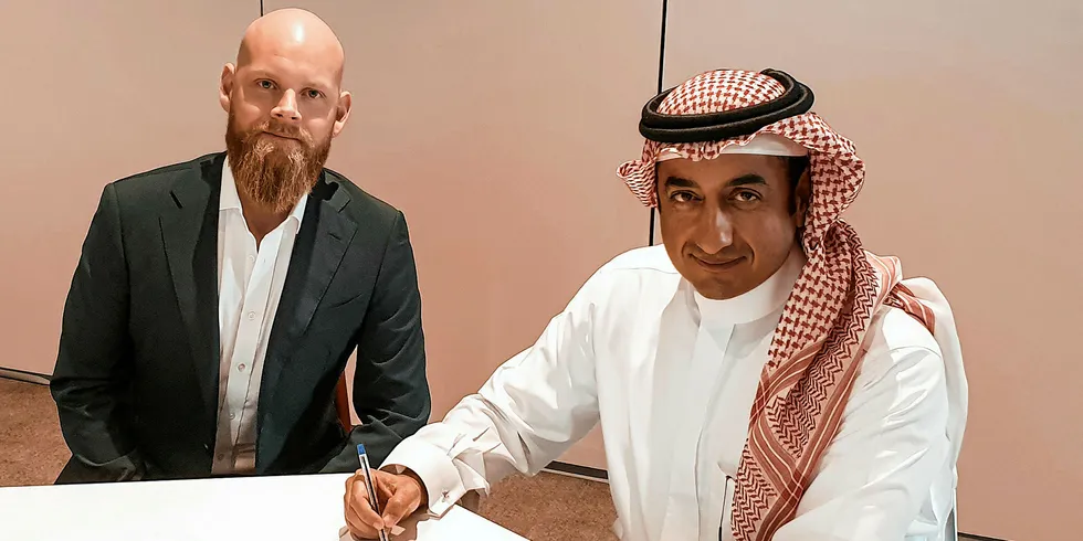 Vikings Label CEO Lukas Havn inks agreement with the company's first investor Hani Alsaleh