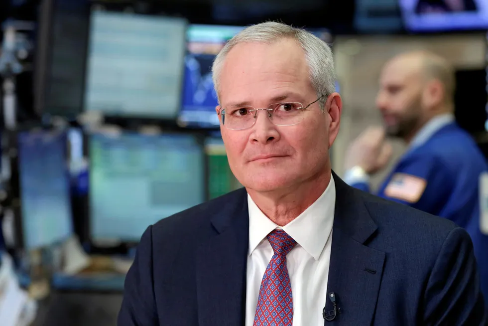 Big plans: ExxonMobil chief executive Darren Woods