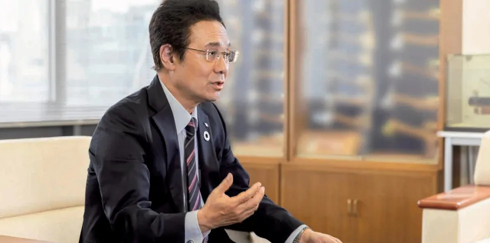 "We are prioritizing the launch of new production bases for products. Specifically, we plan to expand into Southeast Asia," said Kyokuyo President Hitoshi Higaki.