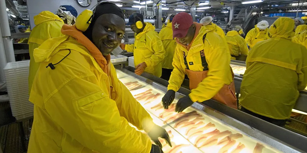 Alaska pollock processing workers have been through a challenging few months.