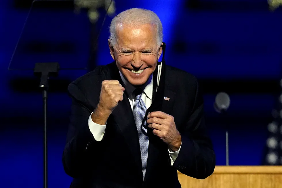 Election victory: President-elect Joe Biden provides a boost to the clean energy sector but could create new hurdles for oil and gas, according to Wood Mackenzie
