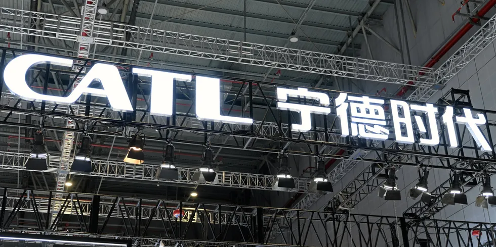 CATL reported booming profits.