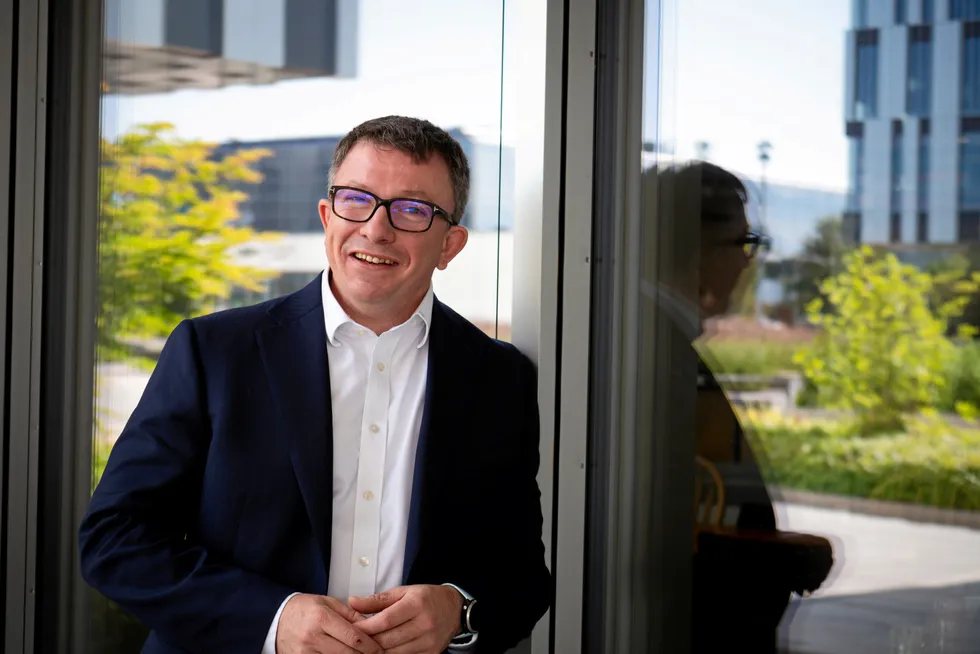 No to renewables: Aker BP - headed by chief executive Karl Johnny Hersvik - will remain a pure-play oil and gas company