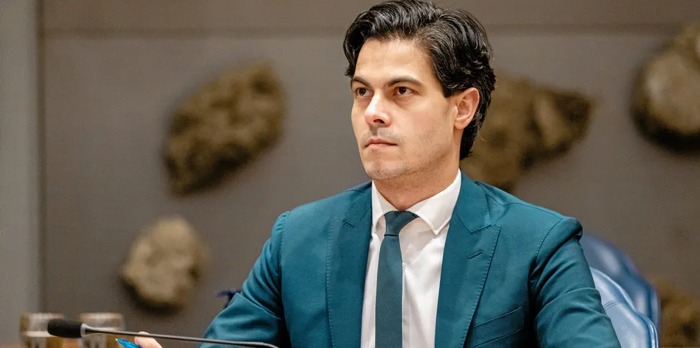 Dutch energy minister Rob Jetten.