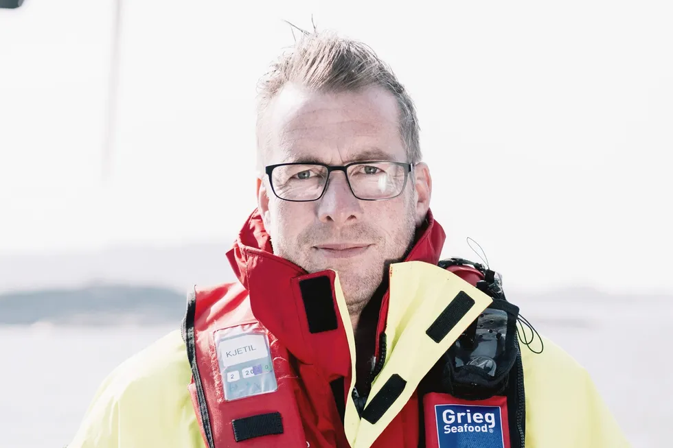 Kjetil Ornes, Grieg Seafood's new regional director for its Rogaland division