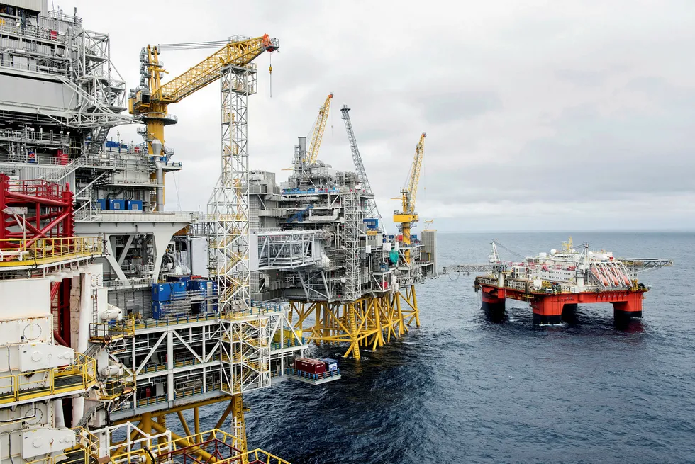 Progress: the Johan Sverdrup project is under development off Norway