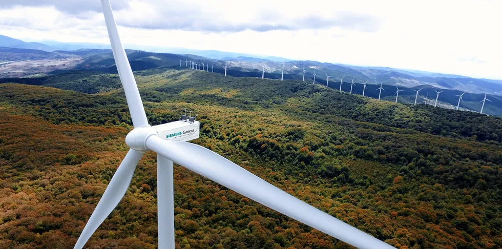 Siemens Gamesa turbines in Spain.