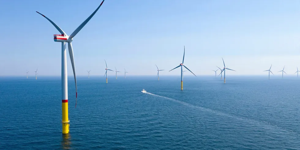 RWE's nearby Arkona wind park in the German part of the Baltic Sea
