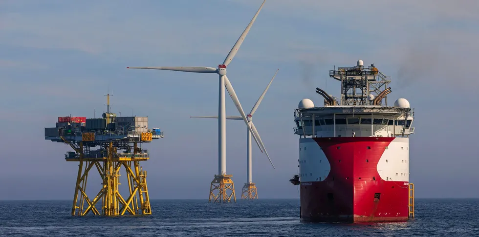 SSE's Beatrice offshore wind farm.