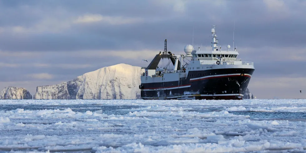 Former Emerald Fisheries "Juvel," now owned by Aker BioMarine.