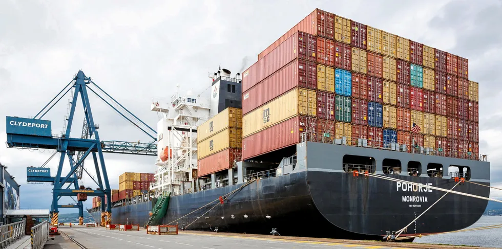 Container ship rates are softening but continue weigh heavily in seafood exporters' budgets.