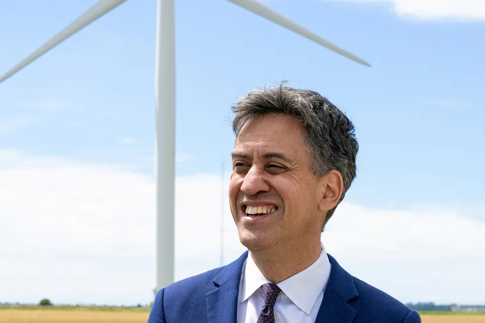 The new Labour government and its energy secretary Ed Miliband are aiming to install 60GW of offshore wind in the UK by 2030.