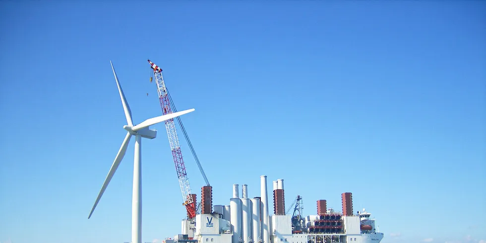 Siemens Gamesa offshore turbine in Europe