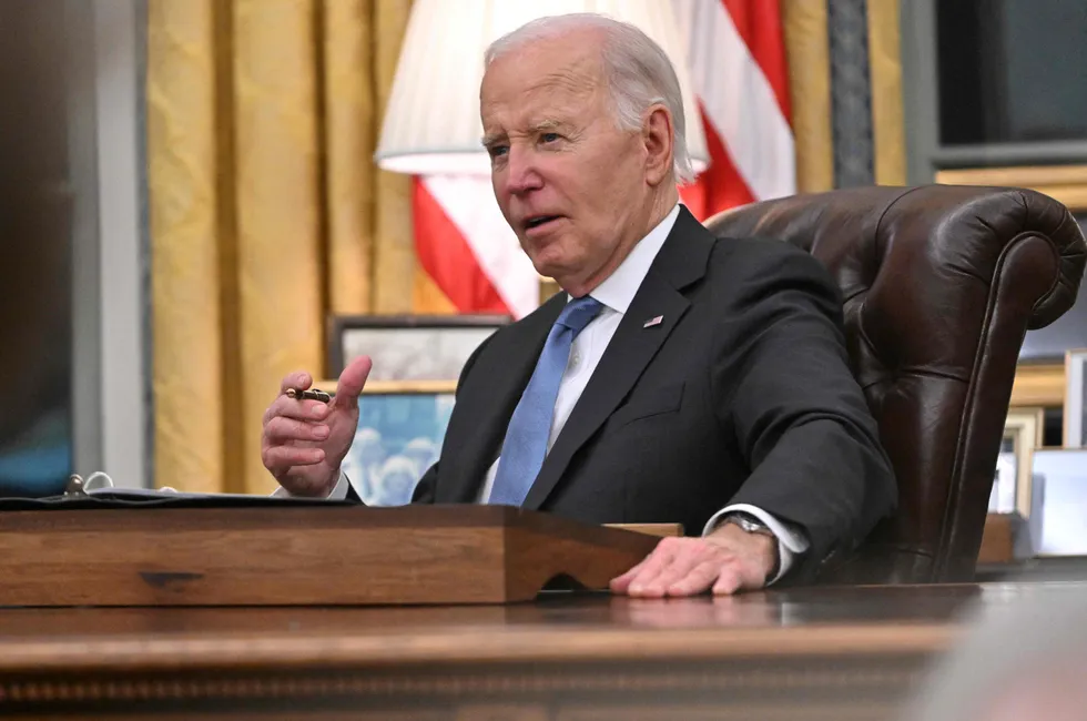 US President Joe Biden.