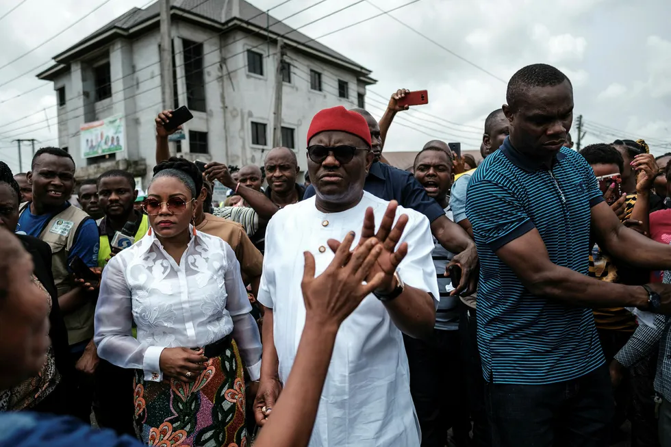 Rivers State Governor Nyesom Wike moves to suppress Covid-19 outbreak with a strong hand