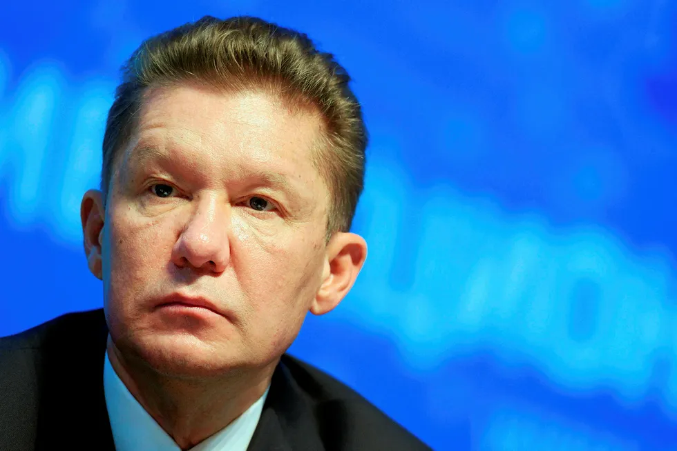'Badge of honour': Alexei Miller took the US sanctions against him in his stride