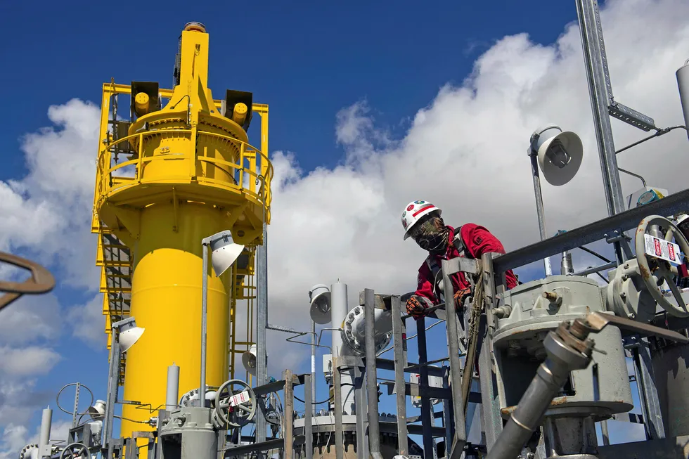 At work: Cheniere Energy's Corpus Christi LNG facilities