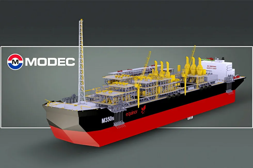 Standard: Modec based the BM-C-33 floater concept on its M350 hull design.
