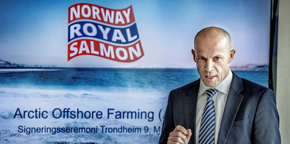 Charles Høstlund, CEO at Norway Royal Salmon.
