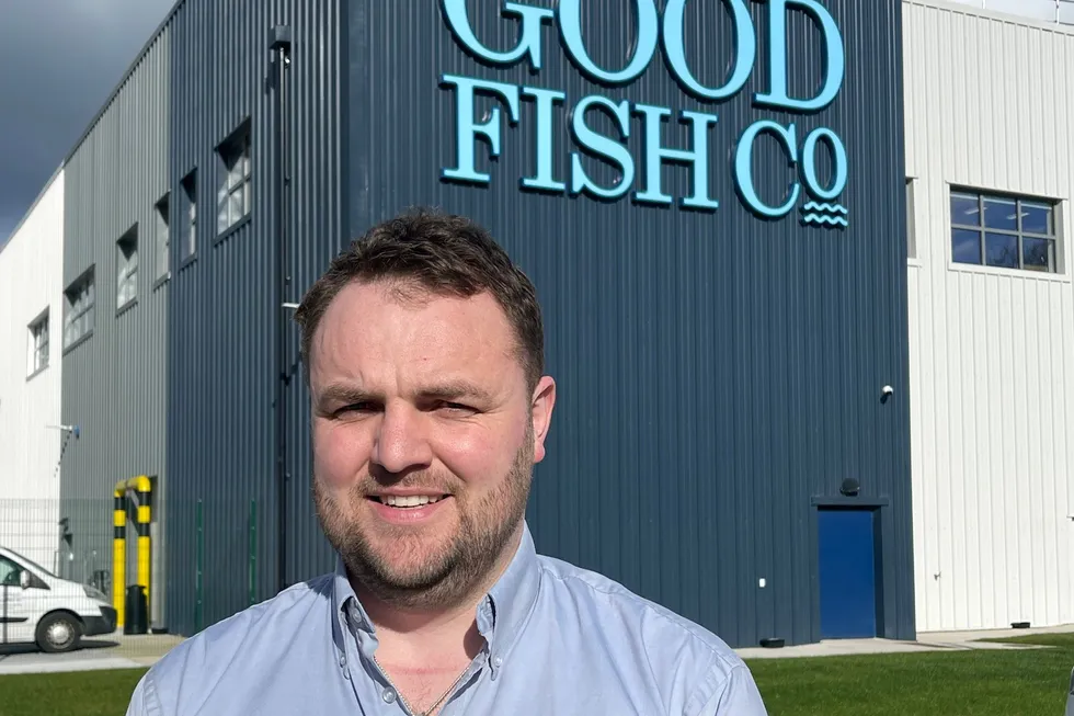 Donagh Good, managing director of Good Fish Co, Cork, Ireland