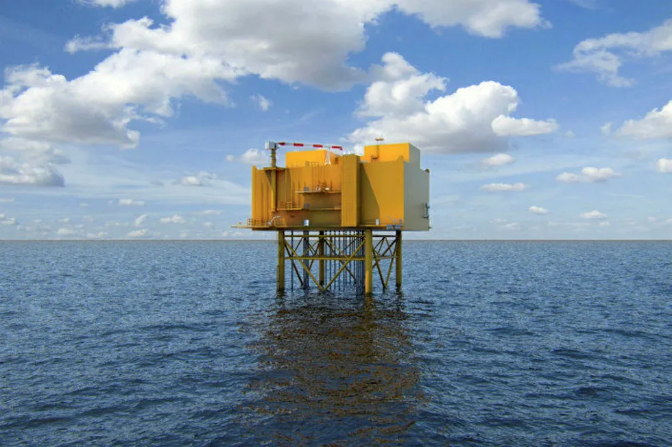 Wind power: Converter platform for Dogger Bank wind farm.