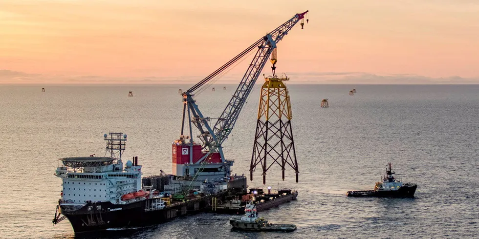 Kent said it designed the deepwater foundations for Beatrice.