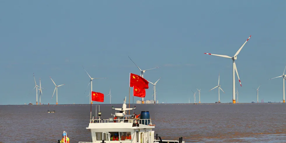 China will be flying the flag for offshore wind in Asia.
