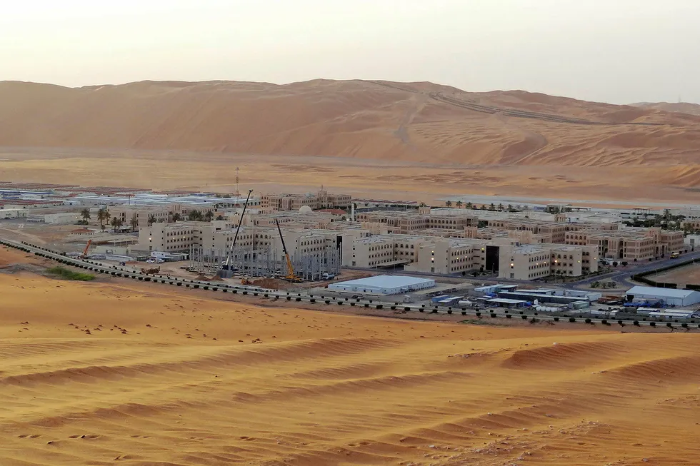 Shaybah: site of drone attack at the weekend