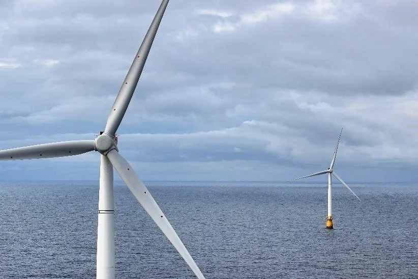 The 30MW Hywind Scotland project (pictured) was the world's first floating wind farm, coming online in 2017.