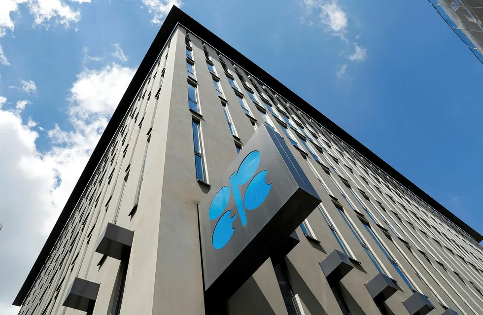 Price up: partly on back of Opec-led cuts