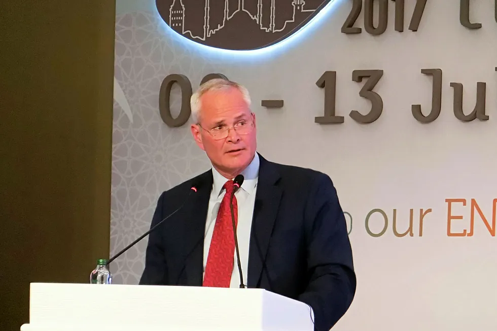 ExxonMobil chief executive Darren Woods