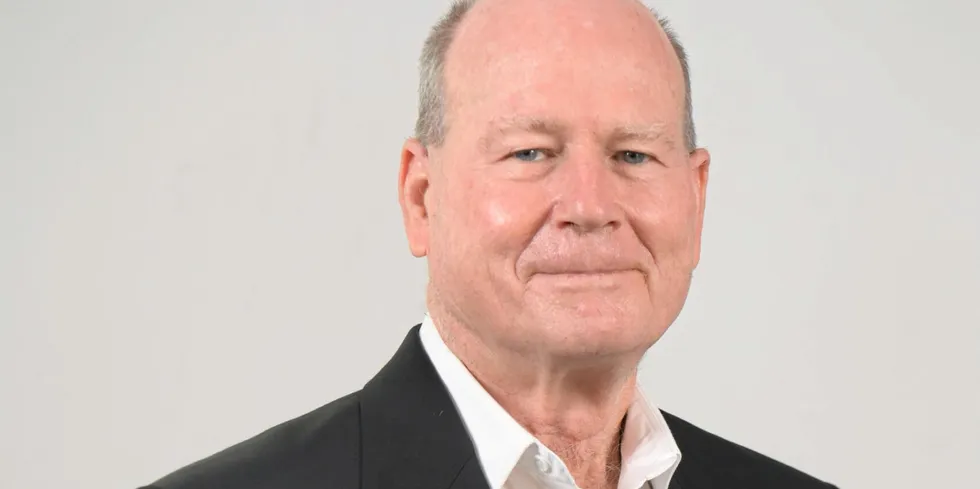 Not a man who likes to sit around, CP Foods' Robins McIntosh is happiest next to a shrimp pond.