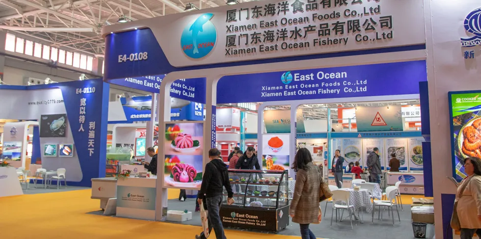 China show floor Qingdao 2018.